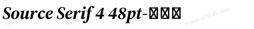 Source Serif 4 48pt字体转换